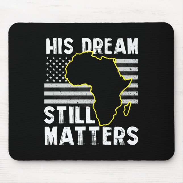 Honouring Past Inspiring Future Men Women Black Hi Mouse Pad (Front)