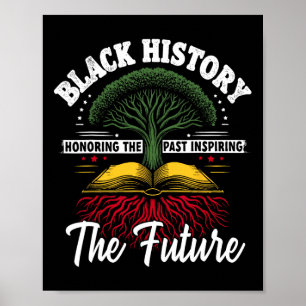 Honouring Past Inspiring Future Men Women Black Hi Poster