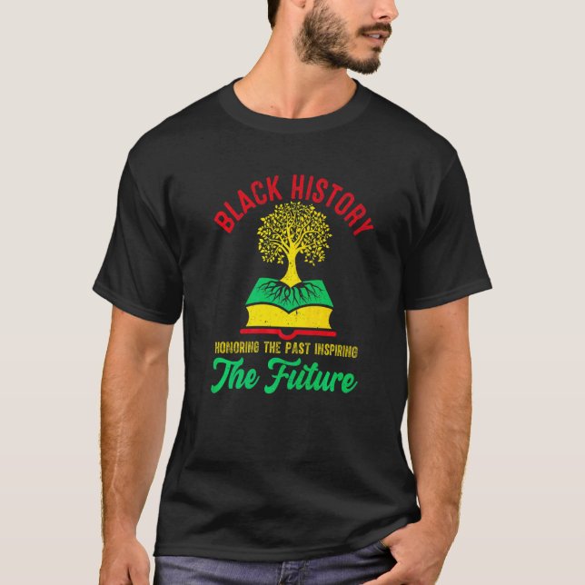Honouring Past Inspiring Future Men Women Black Hi T-Shirt (Front)