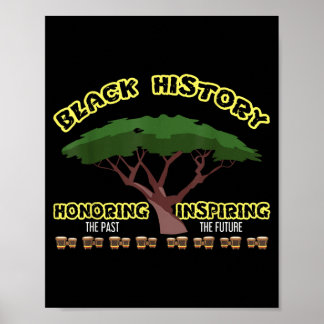 Honouring The Past Black History Month Poster