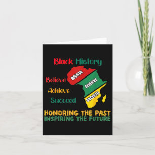 Honouring The Past Inspiring Future Men Women Blac Card