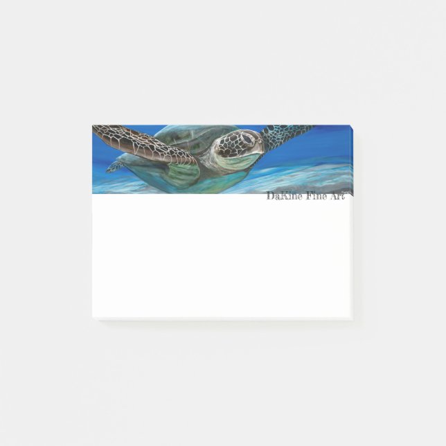 Honu Cruizin Post-it Notes (Front)