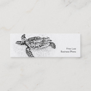 Honu - Hawaiian Sea Turtle Mini Business Card