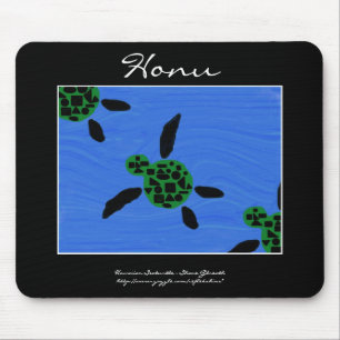 Honu Hawaiian Seaturtle Mousepad