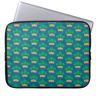 Honu Hawaiian Tribal Green Sea Turtles Laptop Sleeve