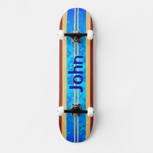 Honu Hawiian Fake Wood Surfboard Skateboard