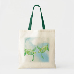 Honu Pair Canvas Tote Bag