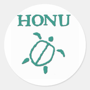 Honu Petroglyph Stickers