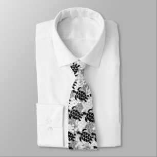 Honu Sea Turtle Hawaiian Aloha - Silver Tie