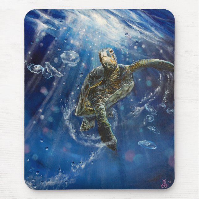 Honu's Dance mousepad (Front)