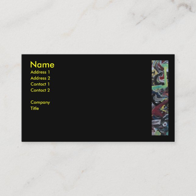 HOOCH PART BUSINESS CARD (Front)