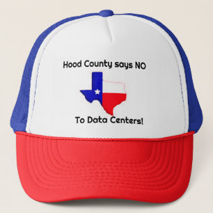 Hood County says No to Data Centres Baseball Cap