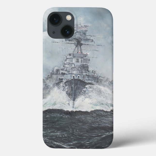 Hood heads for Bismarck 23rdMay 1941. 2014 Case-Mate iPhone Case (Back)