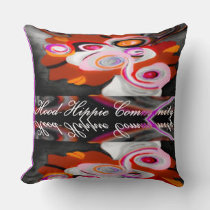 "Hood-Hippie Community" Cushion