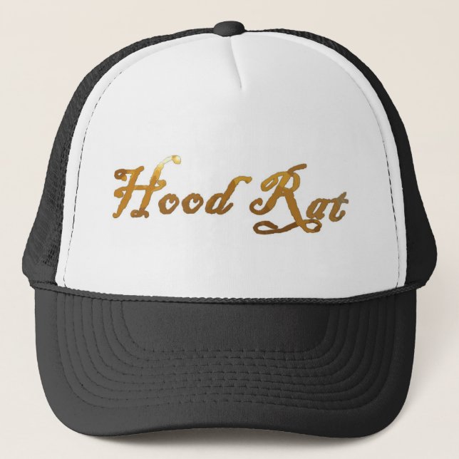 hood rat 2k10 2point oh trucker hat (Front)