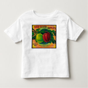 Hood River Apple Crate LabelHood River, OR Toddler T-Shirt