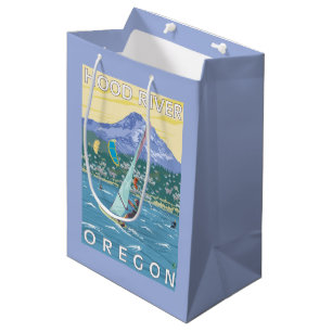 Hood River, ORWind Surfers & Kite Boarders Medium Gift Bag