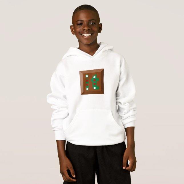 HOOD SWEATER HANES IT CHOCOLATE CANDIES (Front Full)