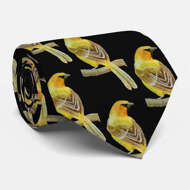 Hooded Oriole Tie (Rolled)