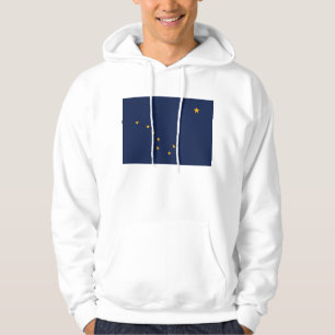 Hooded Sweatshirt with Alaska flag