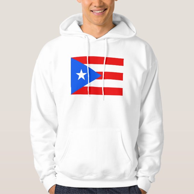 Hooded Sweatshirt with american flag (Front)