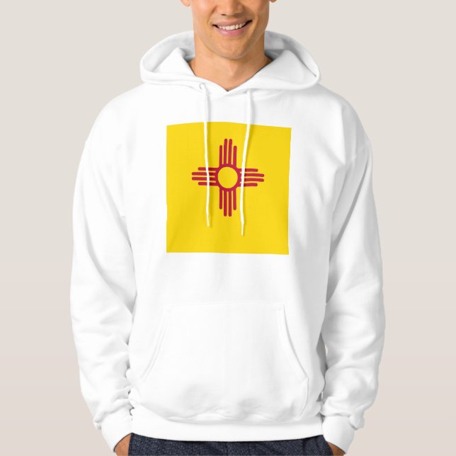 Hooded Sweatshirt with american flag (Front)