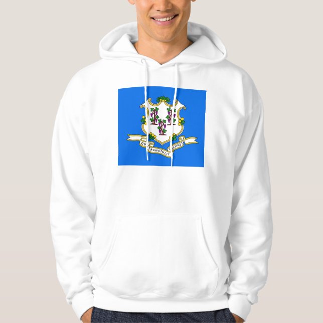 Hooded Sweatshirt with american flag (Front)