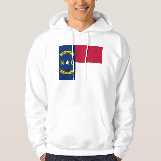 Hooded Sweatshirt with american flag (Front)