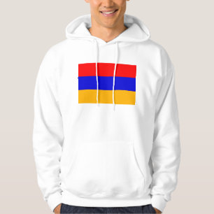 Hooded Sweatshirt with Flag of Armenia
