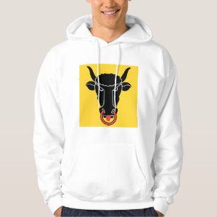 Hooded Sweatshirt with Flag of Uri Canton, Swiss
