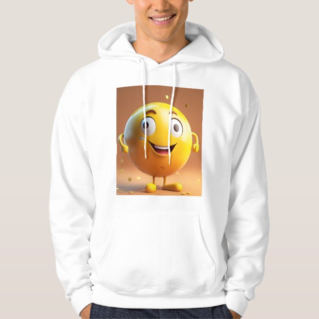 Hooded Sweatshirt with Fun Designs (Front)