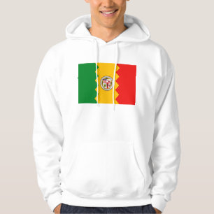 Hooded Sweatshirt with L.A. american flag