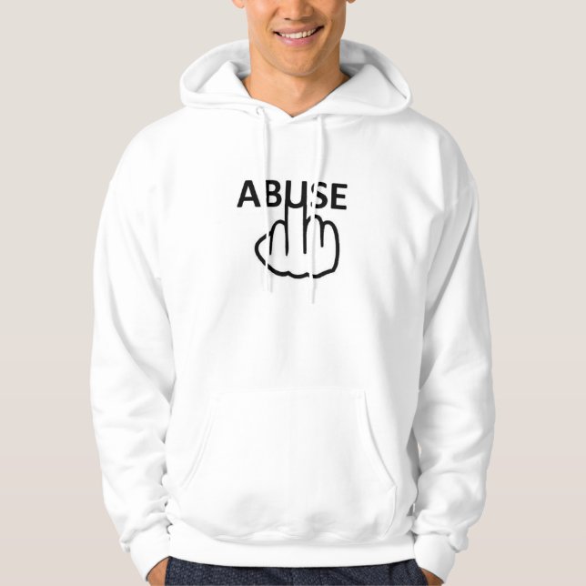 Hoodie Abuse Is Awful (Front)
