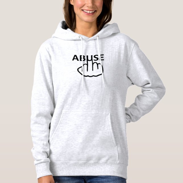 Hoodie Abuse is Awful (Front)