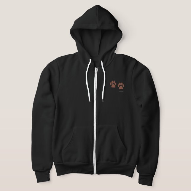 hoodie custom cougar (Laydown)