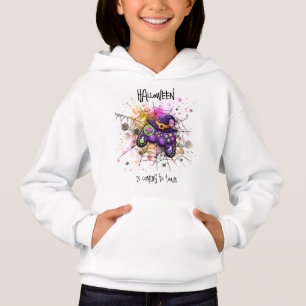 Hoodie "HALLOWEEN is coming to town" Witch
