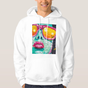 Hoodie - Lipstick Urban Street Art