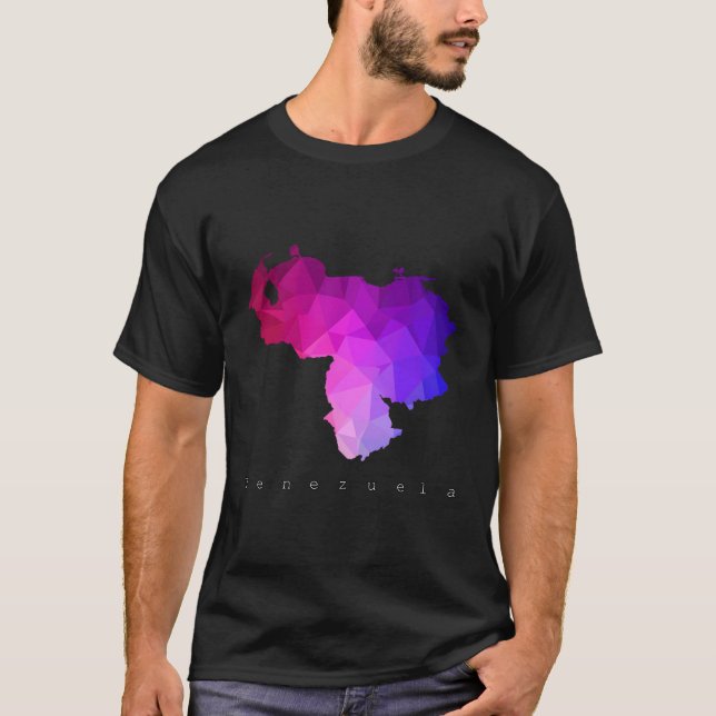 Hoodie Mapa De Venezuela Violeta Sweater (Front)