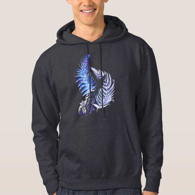 Hoodie New Zealand Fern Design (Front)