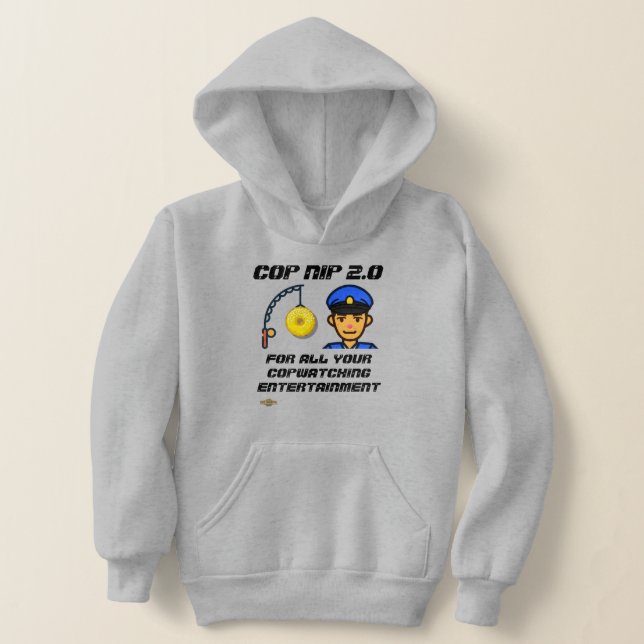 hoodie sweatshirt  "COP NIP 2.0" (Laydown)