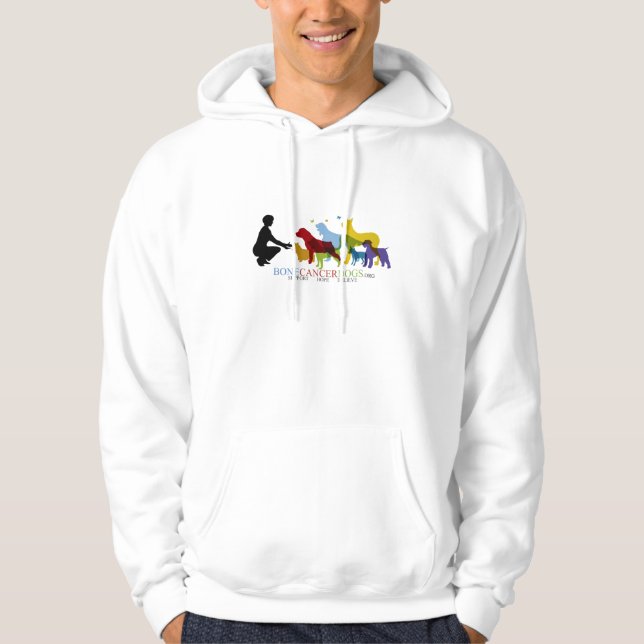 Hoodie with Coloured Logo (Front)