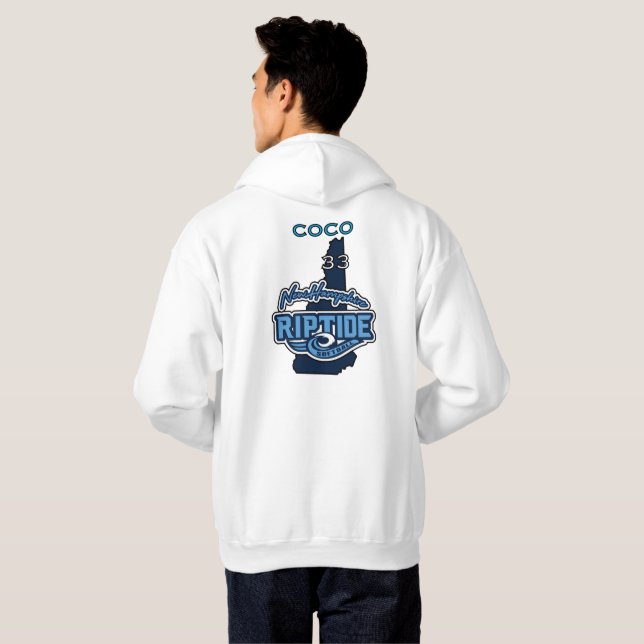 Hoodie with Custom Name and Number (Back Full)