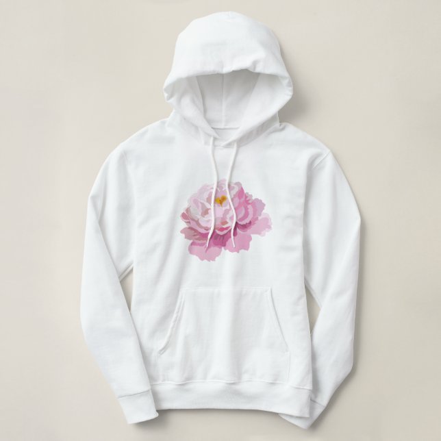 hoodie with flowers (Design Front)