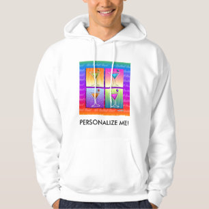 Hoodies, Sweats - Pop Art Martinis Hoodie