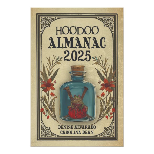 Hoodoo Almanac 2025 Cover Art Glossy Poster (Front)