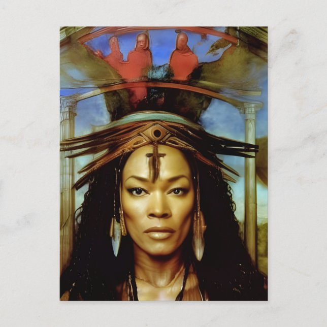 Hoodoo Priestess   Postcard (Front)