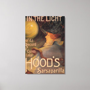 Hood's Sarsaparilla Promotional Poster Canvas Print