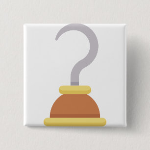 Hook 15 Cm Square Badge