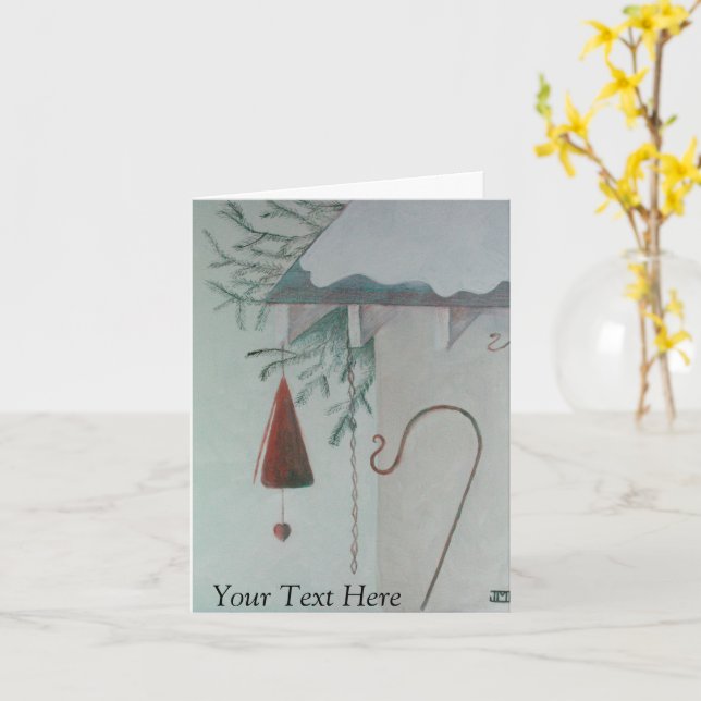 Hook and Chime Card (Yellow Flower)