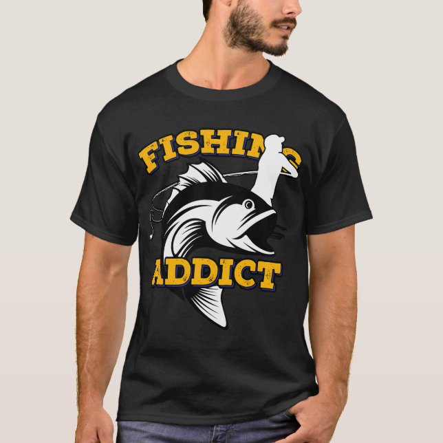 Hook Bait Drawing ORANGE BY GRV T-Shirt (Front)